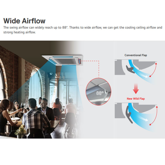LG AC Cassette Standard 4 Way 3 PK - ZTNC306KAA0